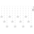 Ghirlandă LED pentru exterior 120xLED/8 funcții 3xAA 1,7 m IP44 alb rece
