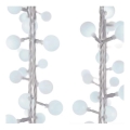 Ghirlandă LED pentru exterior, 40 LED, 9 m, IP44, alb rece