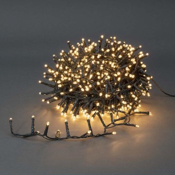 Ghirlandă LED pentru exterior 400xLED/7 funcții 11m IP44 alb cald