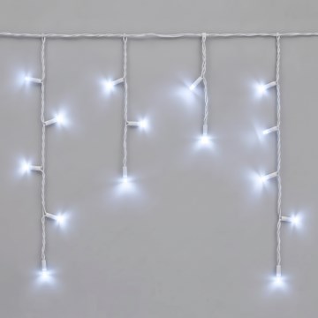 Ghirlandă LED pentru exterior 50xLED/3x0,4m IP44 alb rece