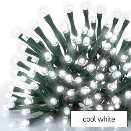 Ghirlandă LED pentru exterior, 600 LED, 8 moduri, 15 m, IP44, alb rece