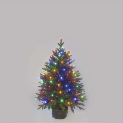 Ghirlandă LED pentru exterior, 80 LED, 13 m, IP44, multicoloră