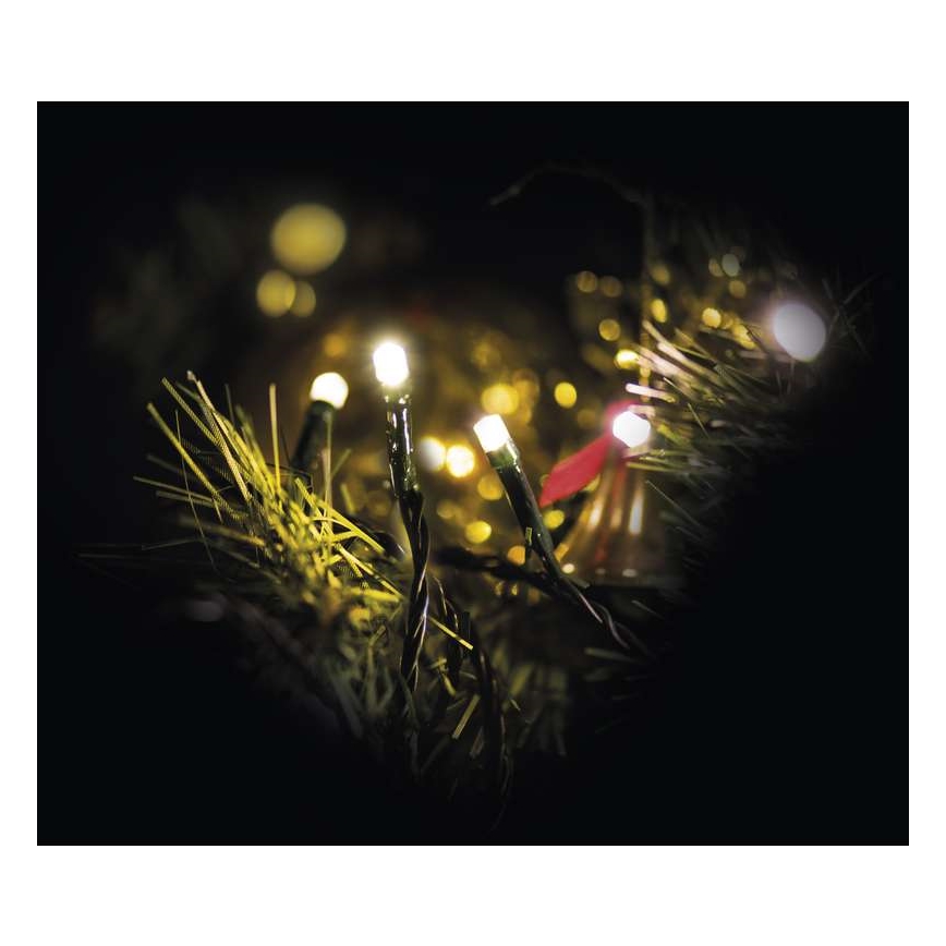 Ghirlandă LED pentru exterior, 80xLED/13m, IP44, alb cald