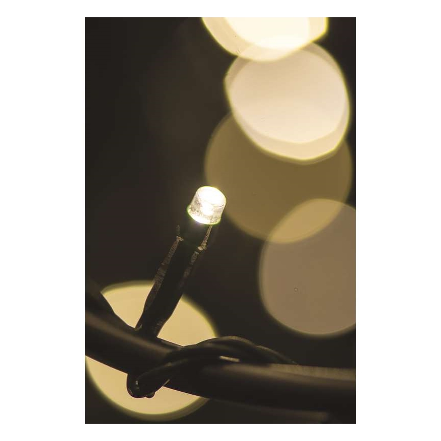 Ghirlandă LED pentru exterior, 80xLED/13m, IP44, alb cald
