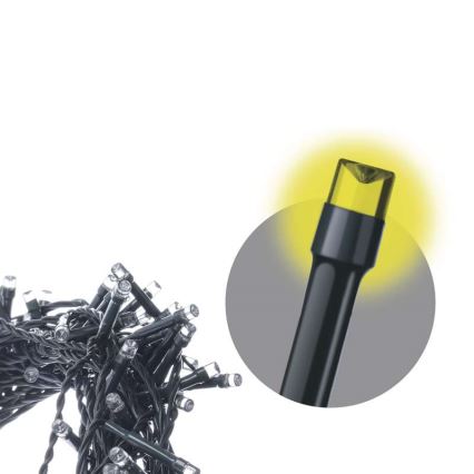 Ghirlandă LED pentru exterior, 80xLED/13m, IP44, alb cald