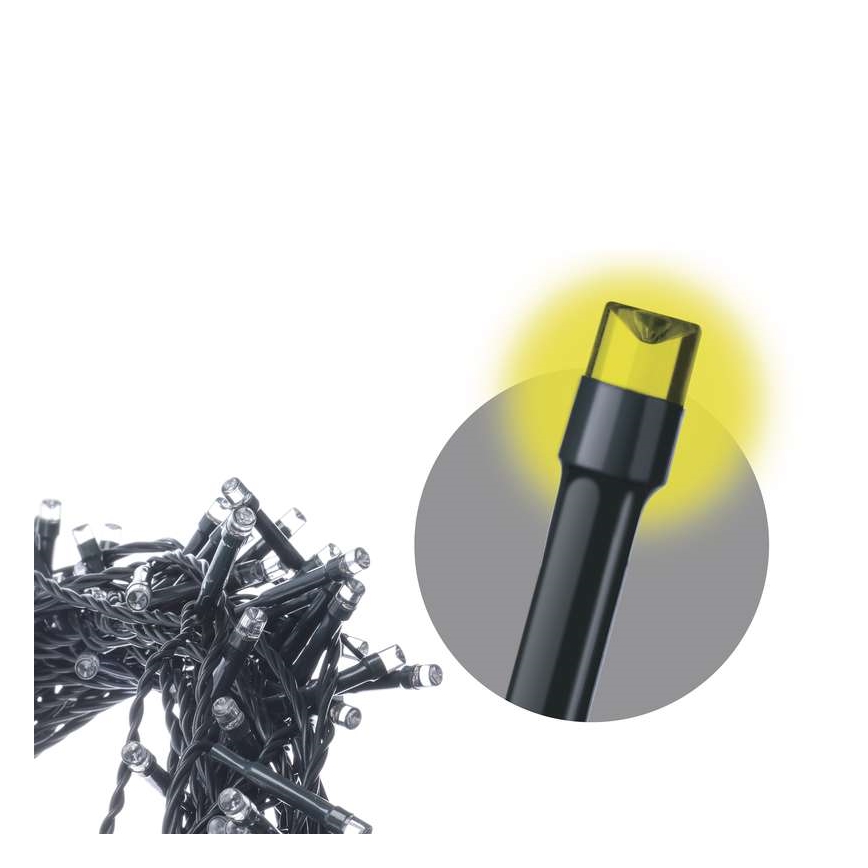 Ghirlandă LED pentru exterior, 80xLED/13m, IP44, alb cald