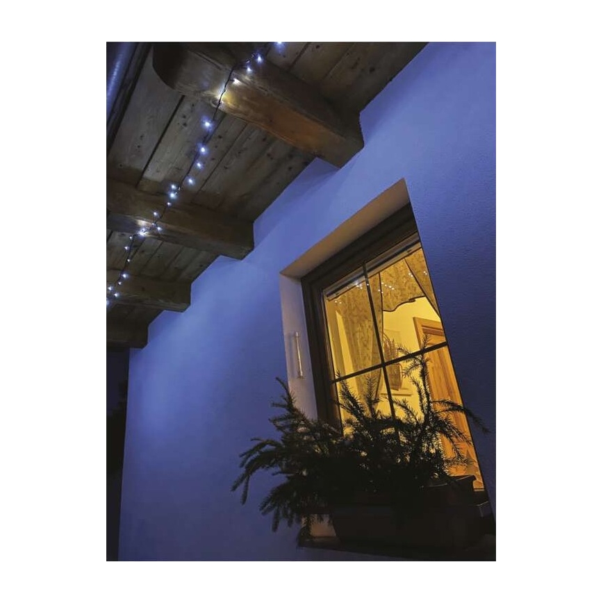 Ghirlandă LED pentru exterior 80xLED/13m IP44 alb rece