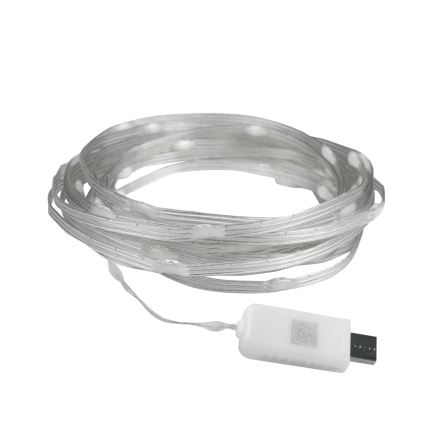 Ghirlandă LED RGB, 10 m, 10 W, 5 V, alimentare USB, cu telecomandă