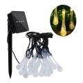 Ghirlandă LED solară cu senzor de amurg 20xLED/0,72W/1,2V 600 mAh 4,7m IP44