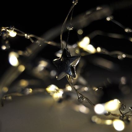 LED Lanț de crăciun 1 m 20xLED/2xAA