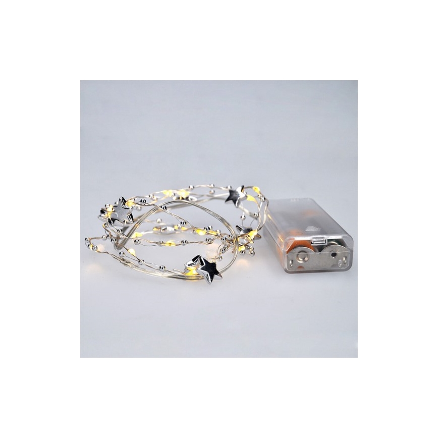 LED Lanț de crăciun 1 m 20xLED/2xAA