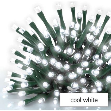 Ghirlandă lumini LED pentru exterior 40xLED/9m IP44, alb rece