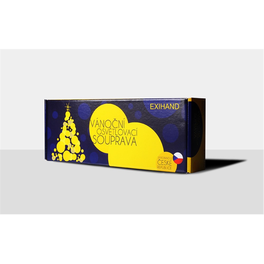 Lanț de crăciun ASTERIA 16xE10/14V/230V colorat