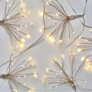 Ghirlandă luminoasă de Crăciun cu 150 LED-uri, 5,35 m, alb cald