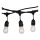 Ghirlandă luminoasă de exterior STRING 15m 15xE27/25W/230V IP54