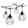 Ghirlandă luminoasă decorativă de exterior CRETE, 20 x E27, 230 V, 25 m, IP44