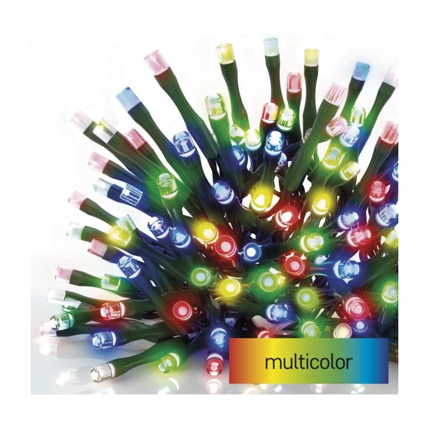 Ghirlandă luminoasă LED de exterior pentru Crăciun 180xLED/23m IP44 multicolor