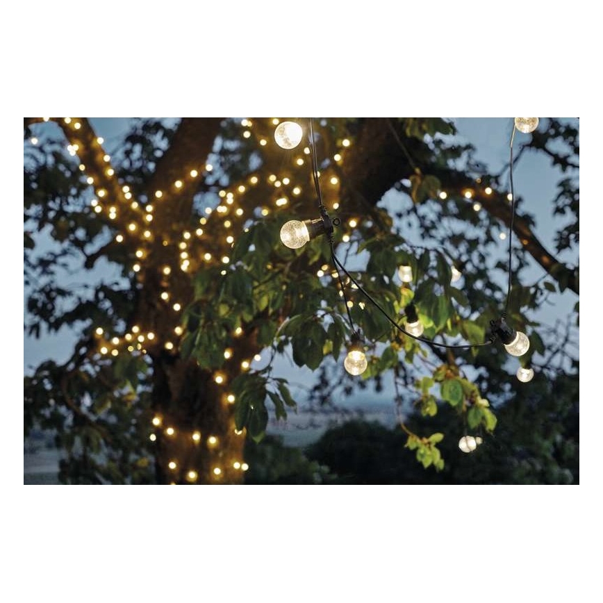 Ghirlandă luminoasă LED pentru exterior 10xLED/10m IP44 transparent