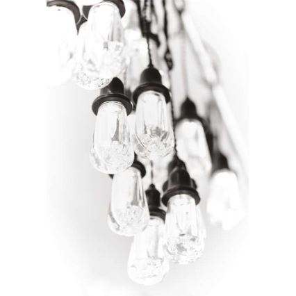 Ghirlandă luminoasă LED pentru exterior, 16 LED, 8,6 m, IP44, alb rece
