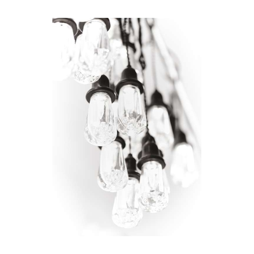 Ghirlandă luminoasă LED pentru exterior, 16 LED, 8,6 m, IP44, alb rece