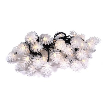 Ghirlandă luminoasă LED pentru exterior, 80 LED / 25 m, IP44, alb cald