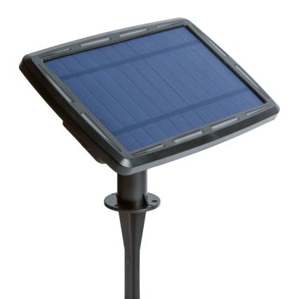Ghirlandă LED solară reglabilă 25xLED/1,5W/3,7/5V 2700-10000K 2200 mAh 15 m IP65 neagră + telecomandă