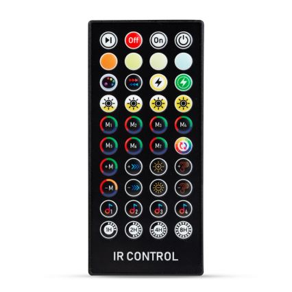 Ghirlandă LED solară reglabilă 25xLED/1,5W/3,7/5V 2700-10000K 2200 mAh 15 m IP65 neagră + telecomandă