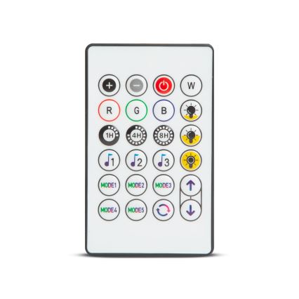 Ghirlandă solară LED RGBIC reglabilă 15xLED/1,3W/3,7/5V 2200 mAh 8 m IP65 negru + telecomandă