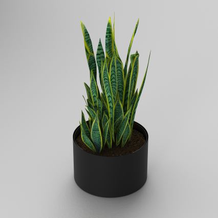 Ghiveci de flori 11x17 cm negru