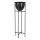 Ghiveci de flori metalic Eglo 73x23,5 cm negru