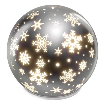 Glob LED pentru Crăciun, Ø 12 cm, 0,3 W, alimentare 3xAA