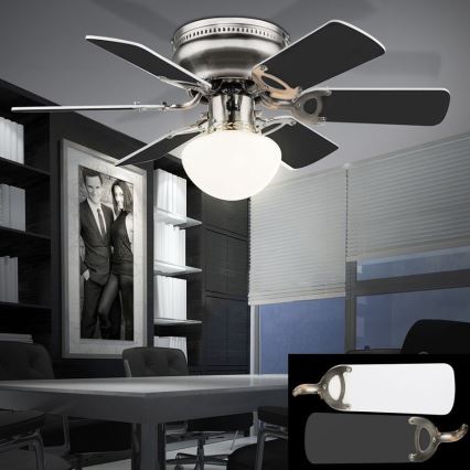 GLOBO 0307W - Ventilator pentru tavan UGO 1xE27/60W/230V