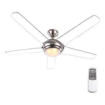 GLOBO 0344 - Ventilator de tavan FABIOLA 1xLED/20W/230V transparent