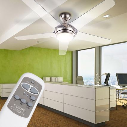 GLOBO 0344 - Ventilator pentru tavan FABIOLA 1xLED/20W/230V