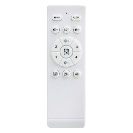Globo - Ventilator de tavan LED reglabil, 10W/230V, 3000-6500K, multicolor + telecomandă