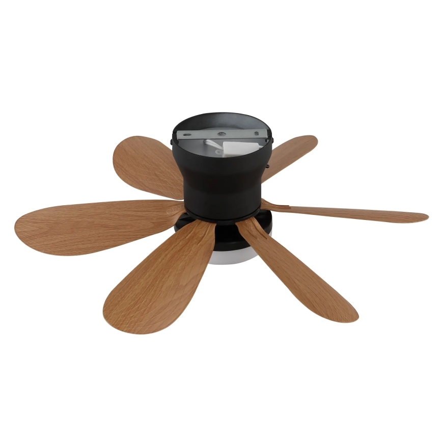 Globo - Ventilator de tavan LED dimabil LED/5W/230V 2700-6500K maro + telecomandă
