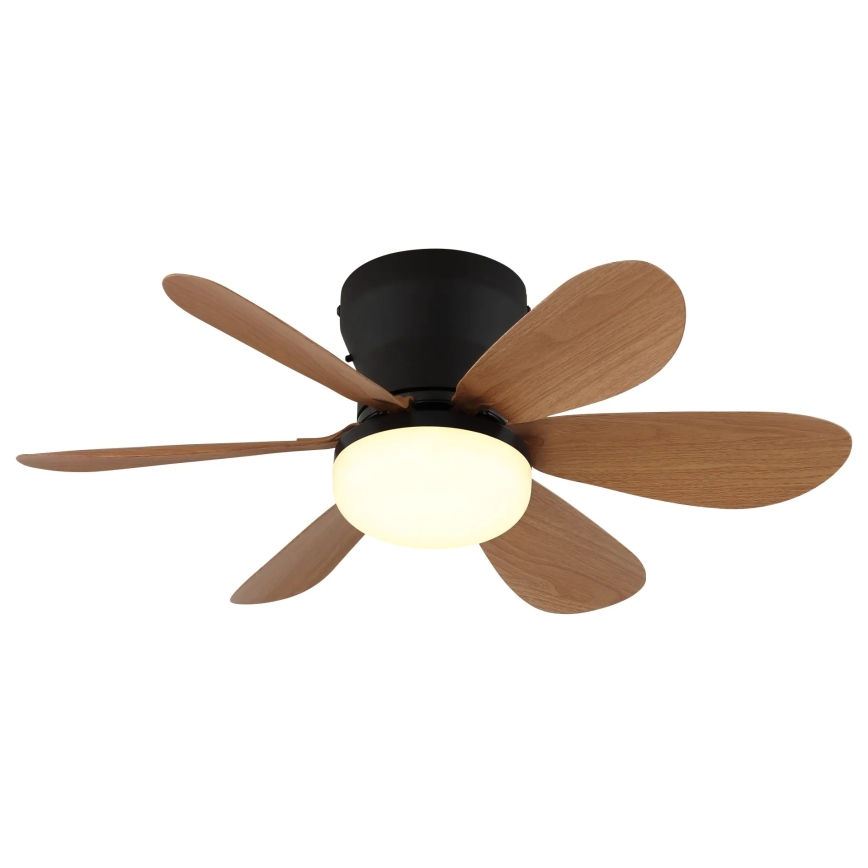 Globo - Ventilator de tavan LED dimabil LED/5W/230V 2700-6500K maro + telecomandă