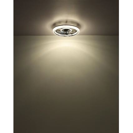 Globo - Ventilator de tavan LED reglabil, LED/30W/230V 2700-6000K + telecomandă