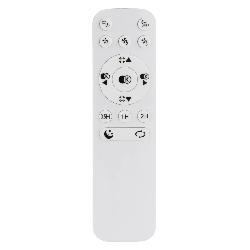 Globo - Ventilator de tavan LED cu lumină reglabilă, 40W/230V, 3000-6500K, negru, cu telecomandă