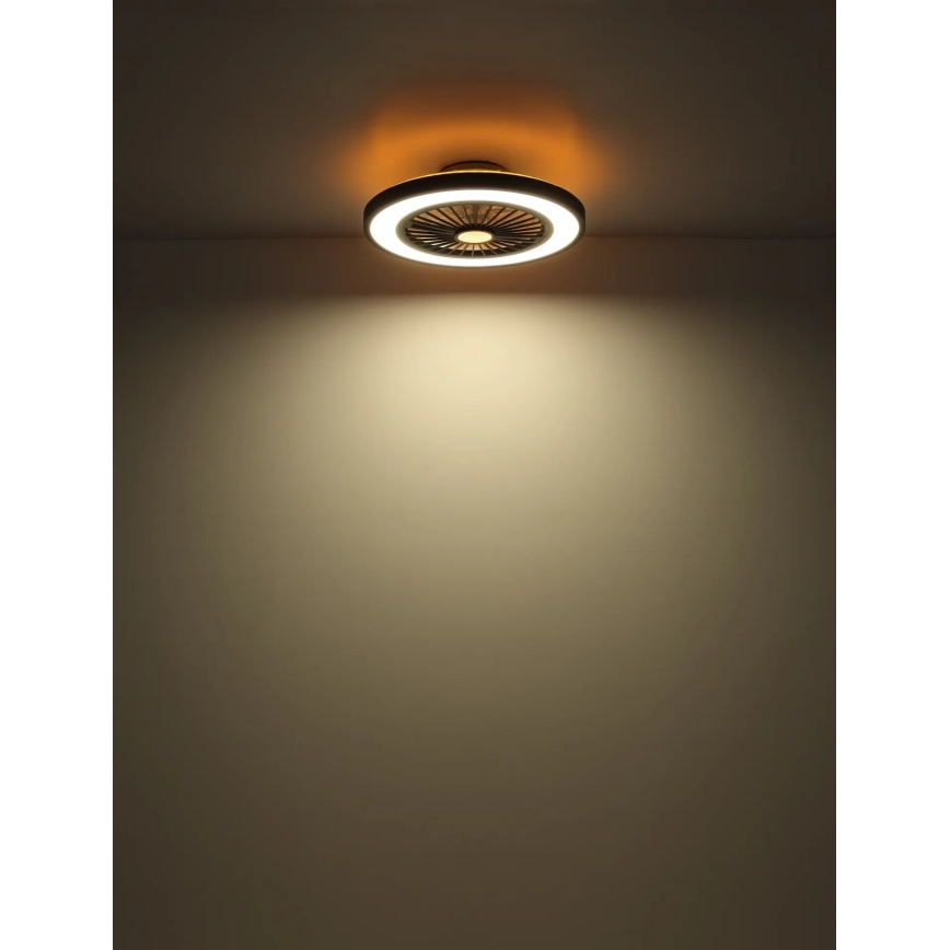 Globo - Ventilator de tavan LED reglabil LED/45W/230V 3000-6500K + telecomandă