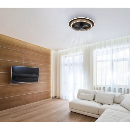 Globo - Ventilator de tavan LED reglabil/32W/230V 2700-6500K + telecomandă