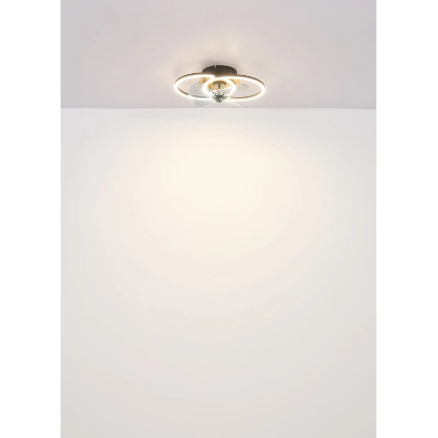 Globo - Ventilator de tavan LED reglabil LED/24W/230V 2700-6500K + telecomandă