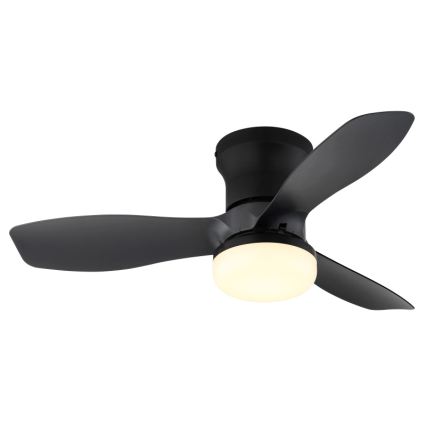 Globo - Ventilator de tavan dimabil LED/15W/230V 2700-6500K negru + telecomandă