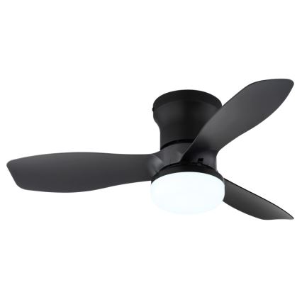 Globo - Ventilator de tavan dimabil LED/15W/230V 2700-6500K negru + telecomandă