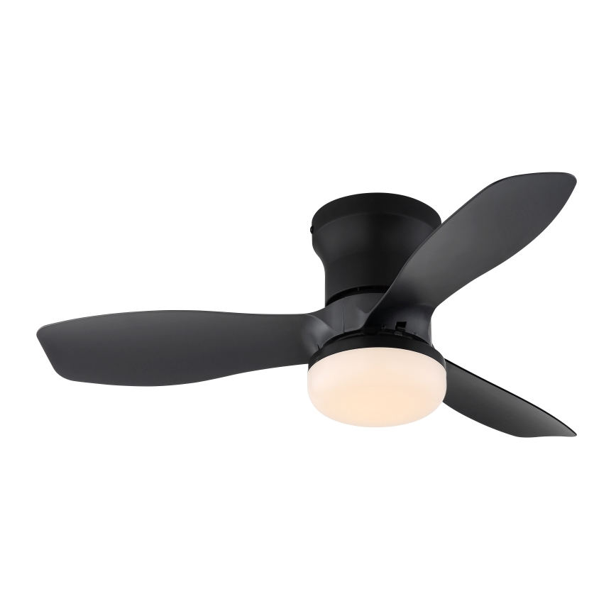 Globo - Ventilator de tavan dimabil LED/15W/230V 2700-6500K negru + telecomandă