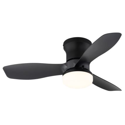 Globo - Ventilator de tavan dimabil LED/15W/230V 2700-6500K negru + telecomandă