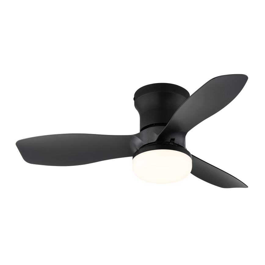 Globo - Ventilator de tavan dimabil LED/15W/230V 2700-6500K negru + telecomandă