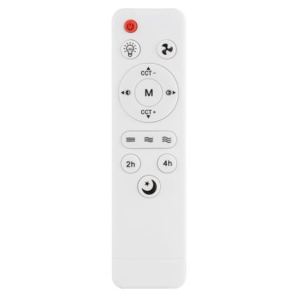 Globo - Ventilator de tavan dimabil LED/15W/230V 2700-6500K negru + telecomandă