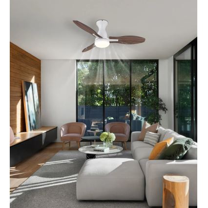 Globo - Ventilator de tavan LED reglabil LED/22W/230V 3000/4500/6000K + telecomandă