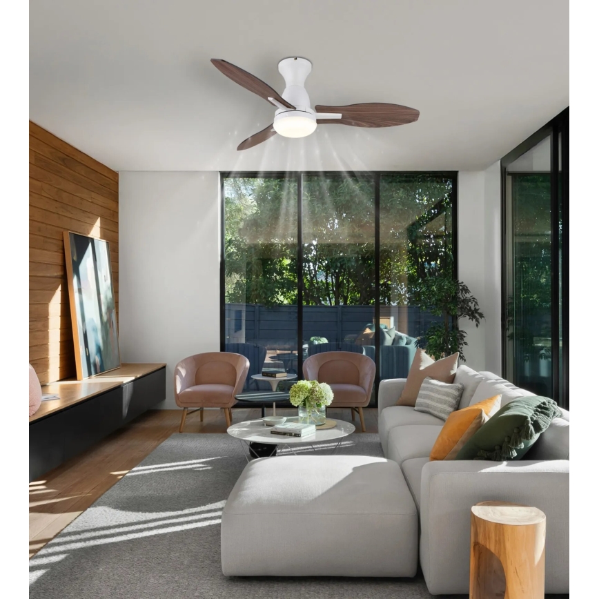 Globo - Ventilator de tavan LED reglabil LED/22W/230V 3000/4500/6000K + telecomandă